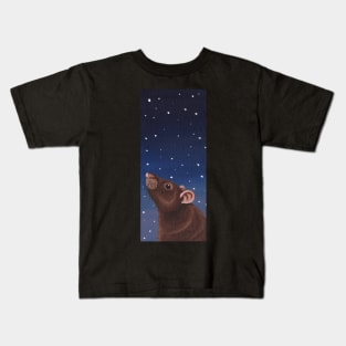 Agouti Brown Rat Stargazing Kids T-Shirt